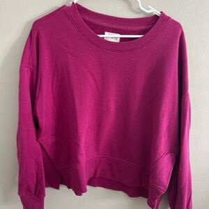 Lou & Grey Magenta Crewneck Sweatshirt